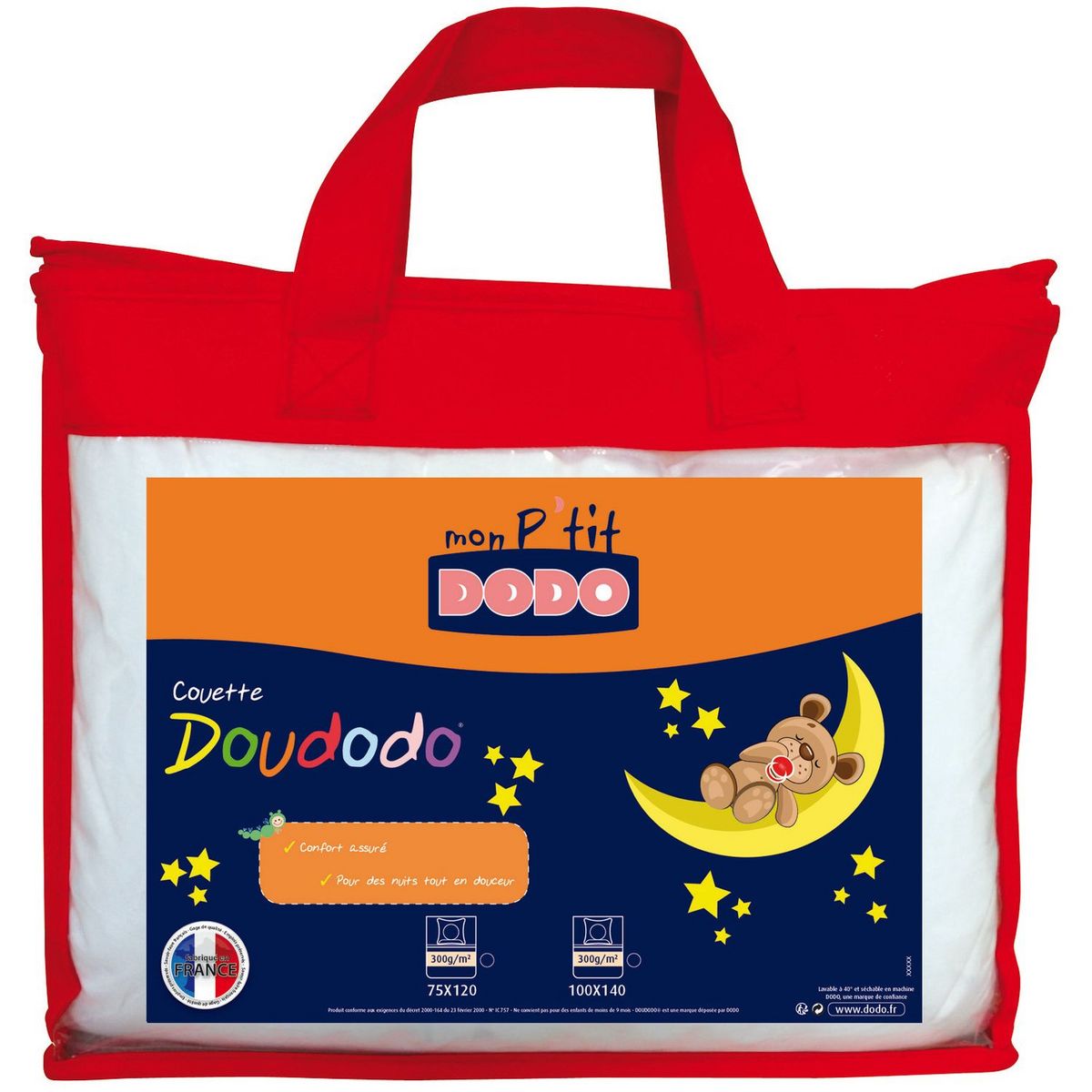 Ptit'DODO Couette petit enfant tempérée DODO DOUDODO 300 g/m²