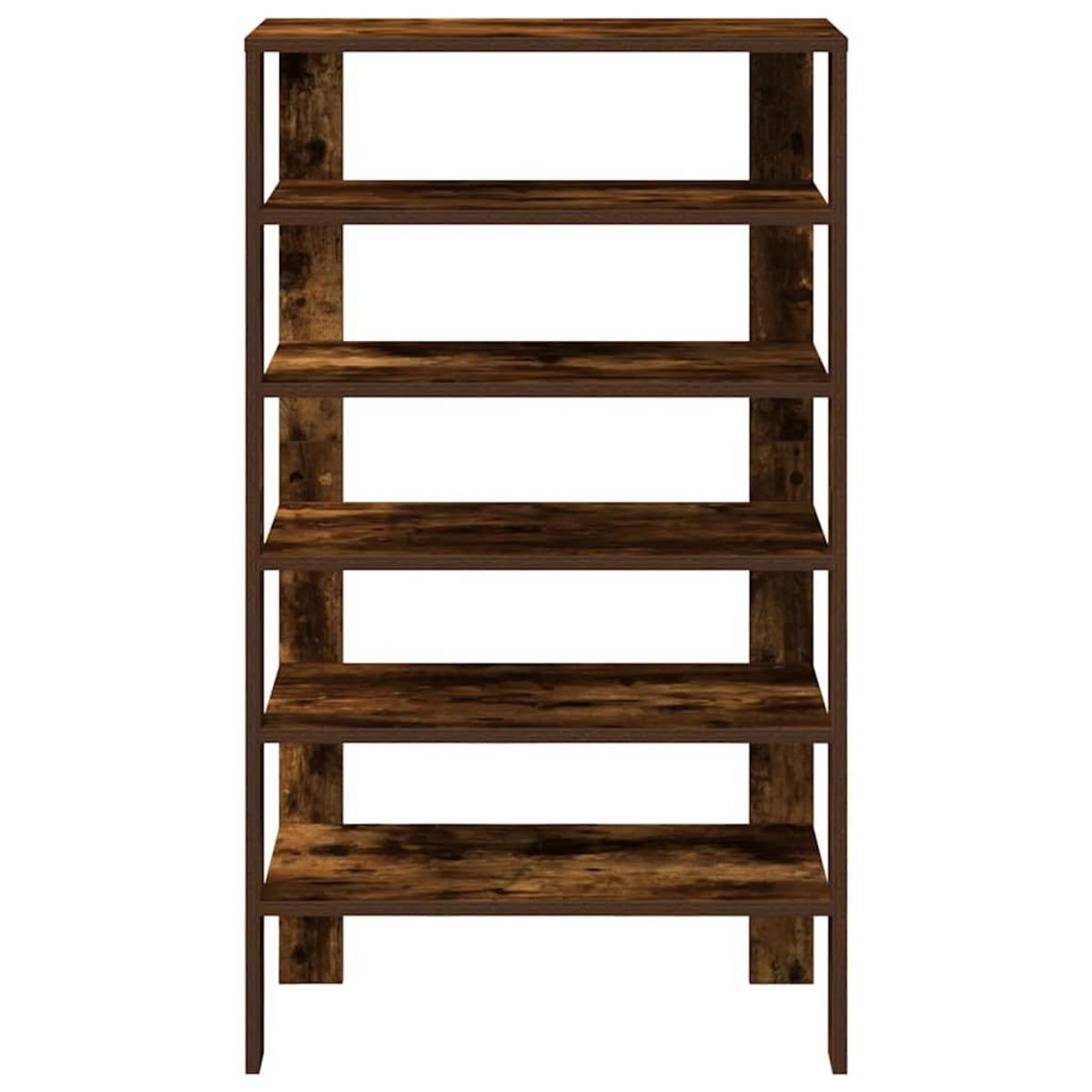 VIDAXL Etagere a chaussures chene fume 61x32x105 cm bois d'ingenierie