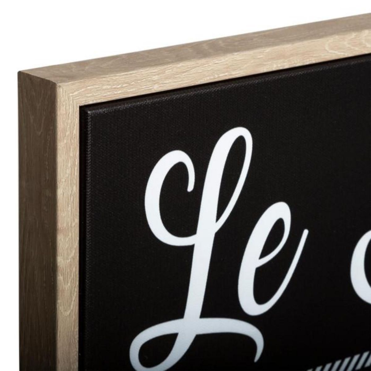 ATMOSPHERA Toile Imprimée  Dimanche  50x70cm Noir