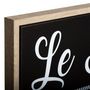 Voir la diapositive 2 : ATMOSPHERA Toile Imprimée  Dimanche  50x70cm Noir