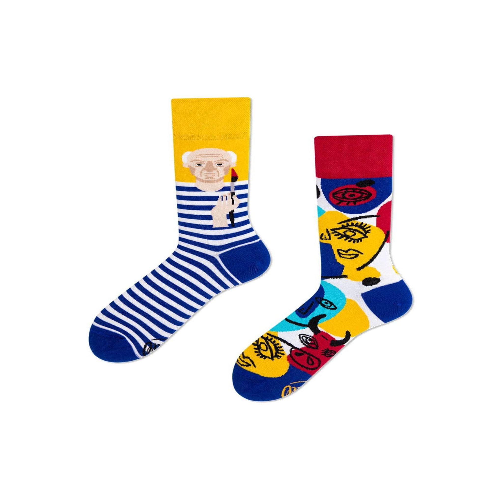 MANY MORNINGS Chaussettes picassocks. Coloris disponibles : Multicolore