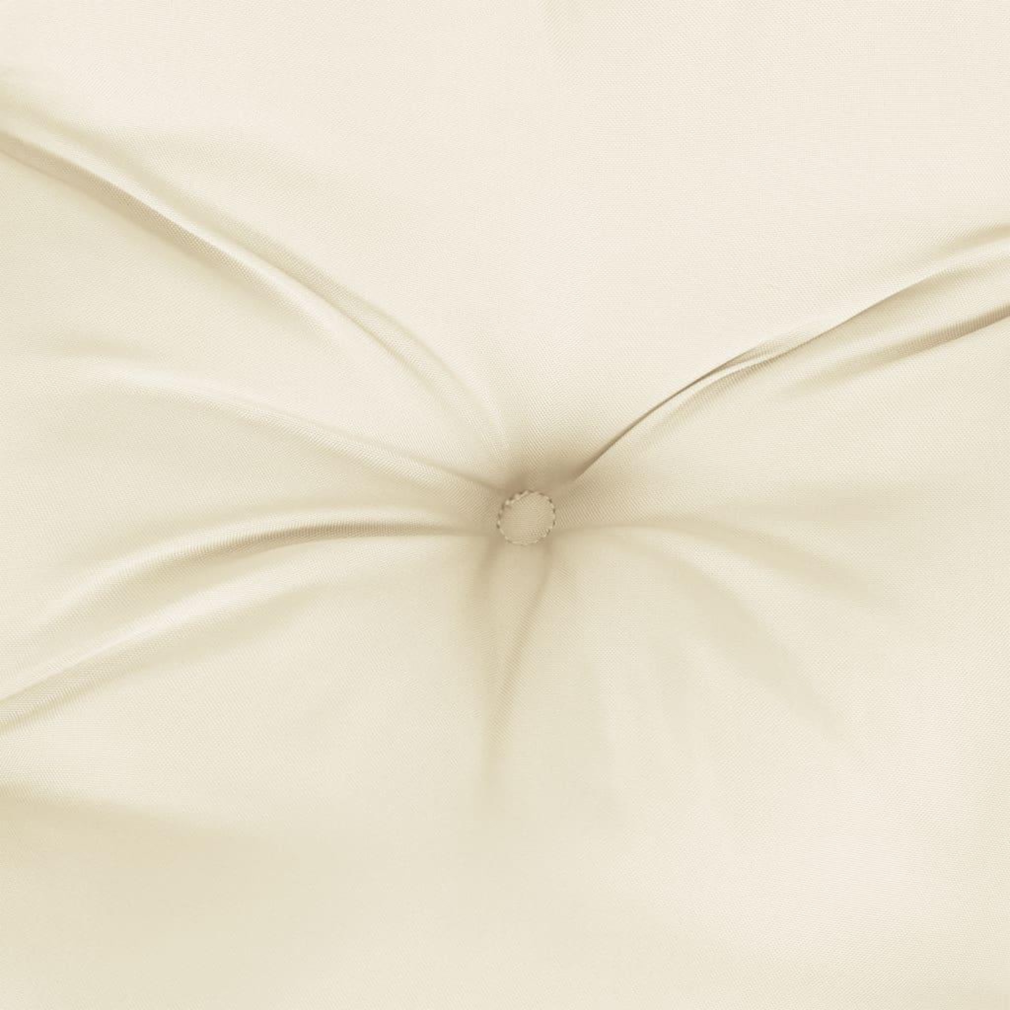 Voir la diapositive 5 : VIDAXL Coussin rond creme Ø 60 x11 cm tissu oxford