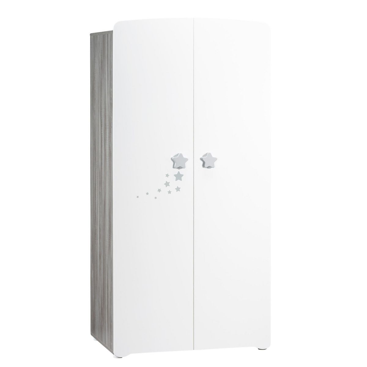 BABY PRICE Ensemble Lit bébé 60x120 cm + tiroir +commode à langer + armoire NEW NAO