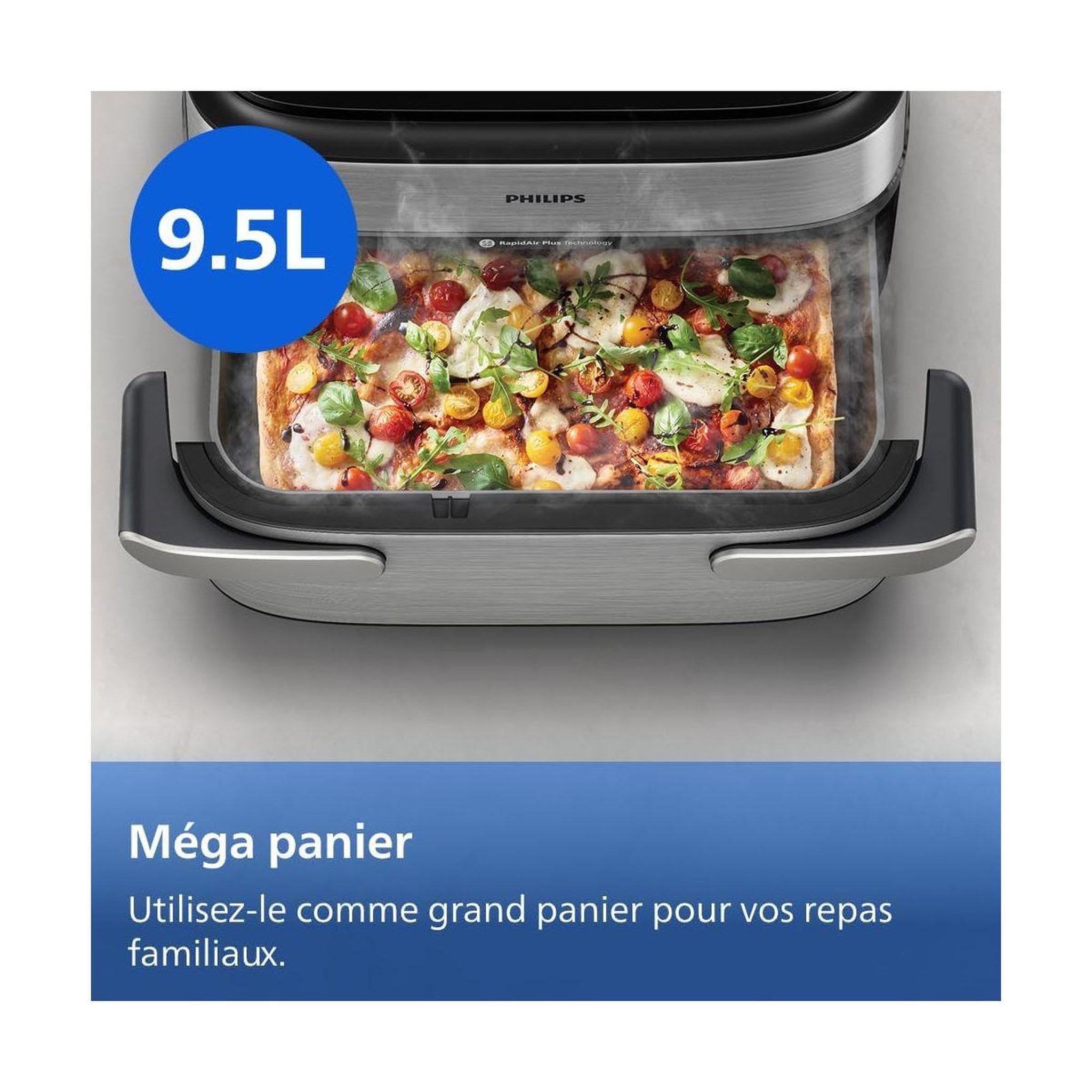Voir la diapositive 4 : Philips Airfryer NA565/02 Airfryer Flex vapeur NA565/02