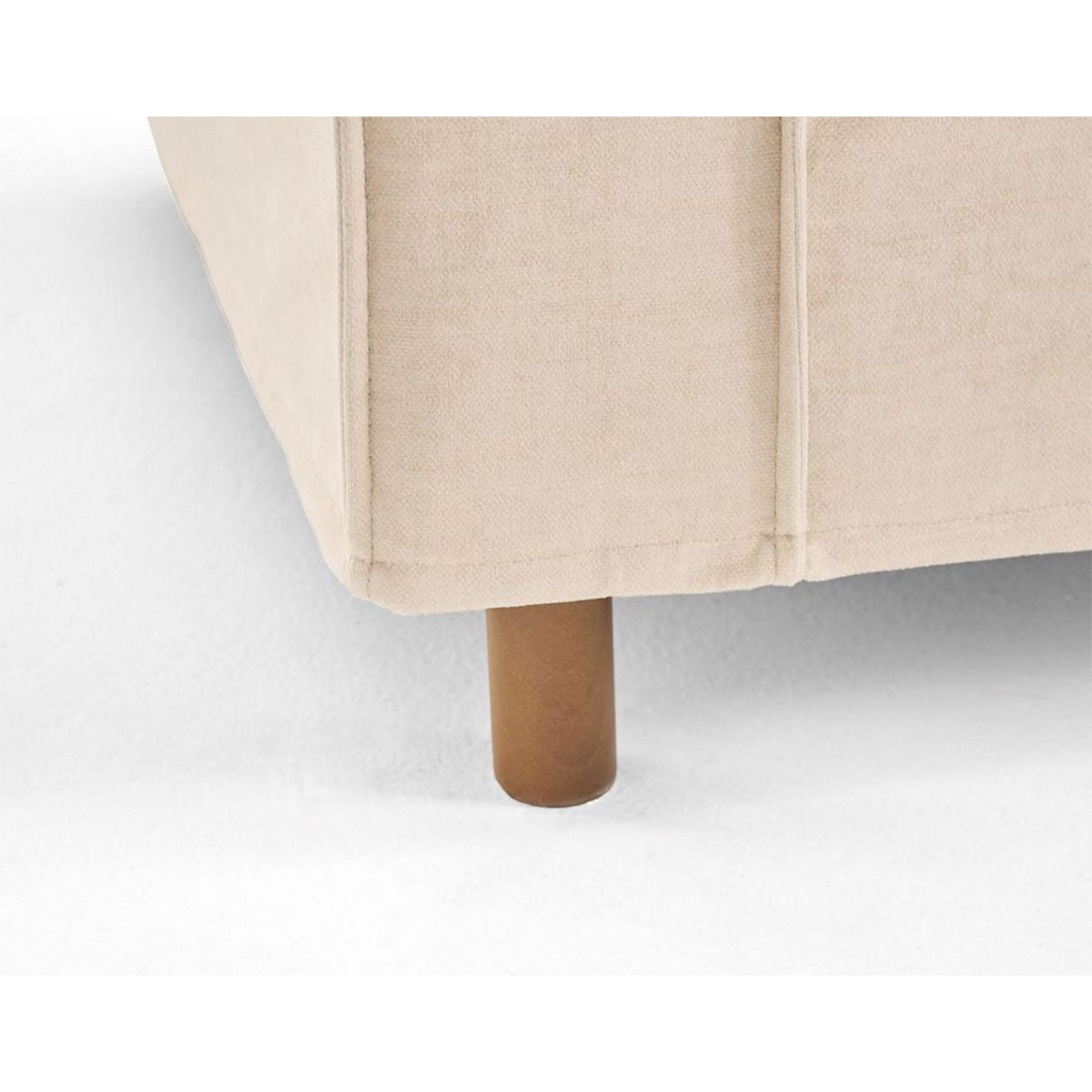 LISA DESIGN Jake - canapé déhoussable d'angle droit 5 places en velours