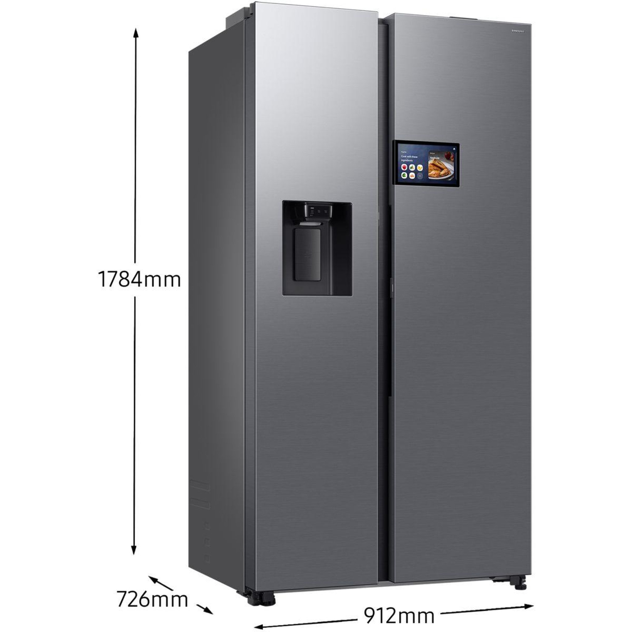 Voir la diapositive 5 : Samsung Réfrigérateur Américain RS90F64EDT