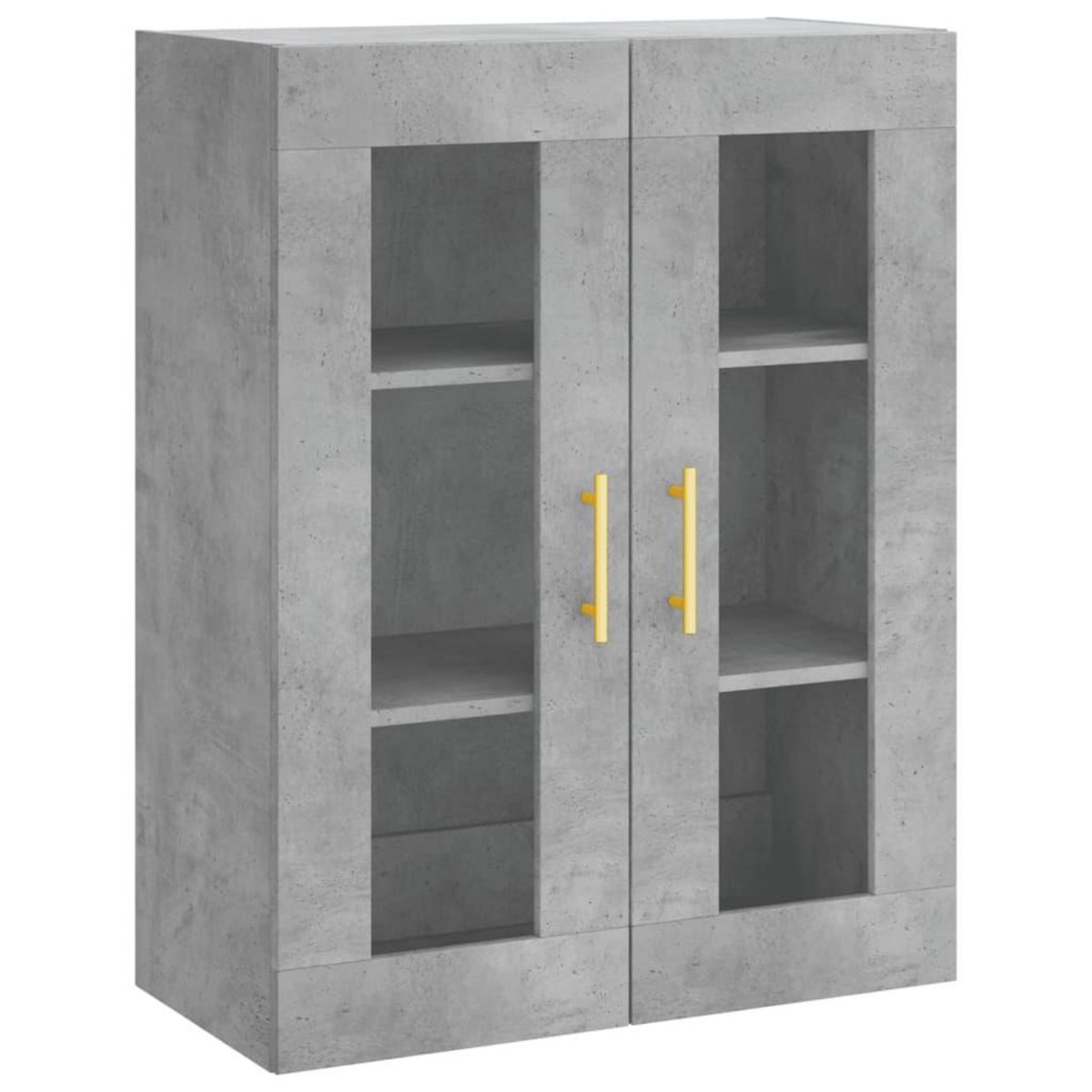 VIDAXL Buffet haut Gris beton 69,5x34x180 cm Bois d'ingenierie