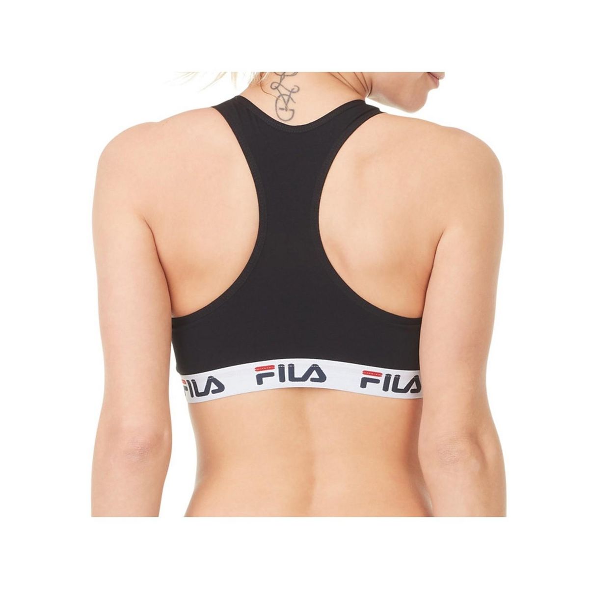 FILA Lot de 3 Brassières coton femme FU6042 Uni