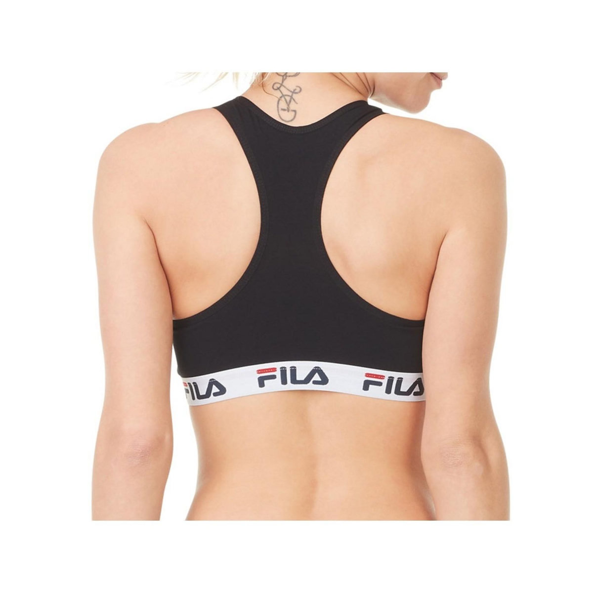 FILA Lot de 3 Brassières coton femme FU6042 Uni