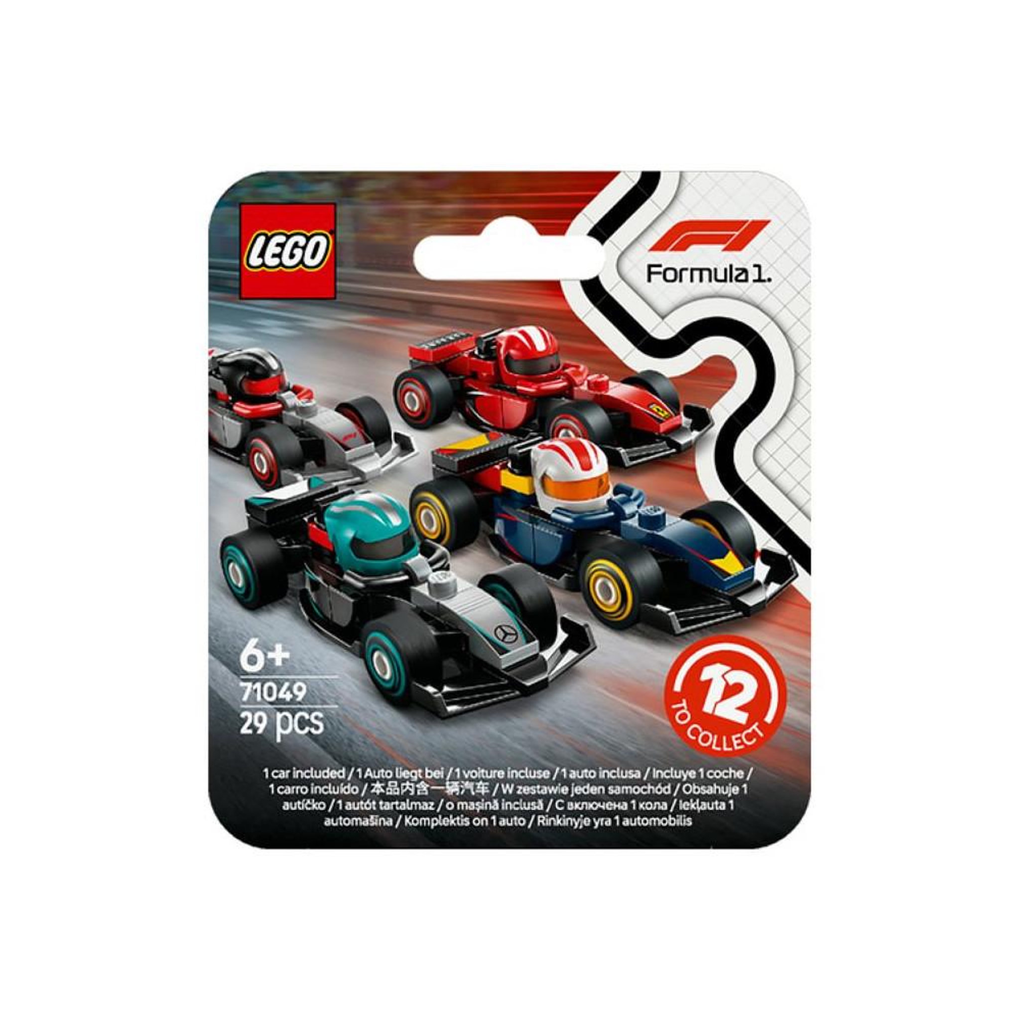 LEGO Jouets - LEGO - Voitures F1 a collectionner - 1 mini-véhicule - Pour enfants a partir de 6 ans - Mixte