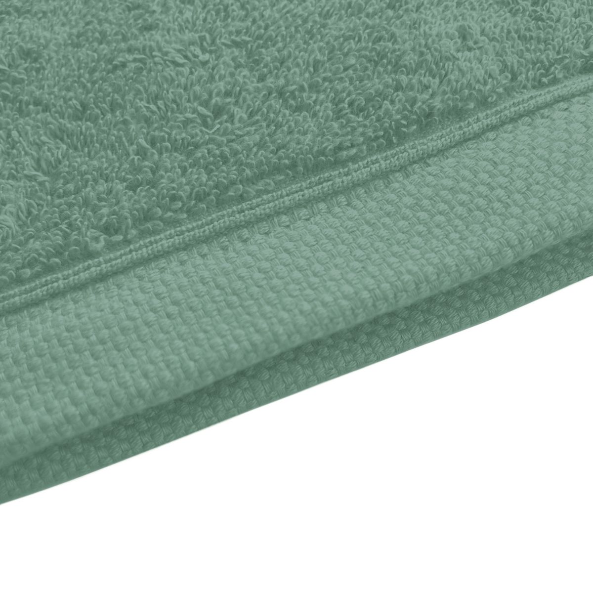 Lot de 2 gants de toilette uni en coton 600 g/m²