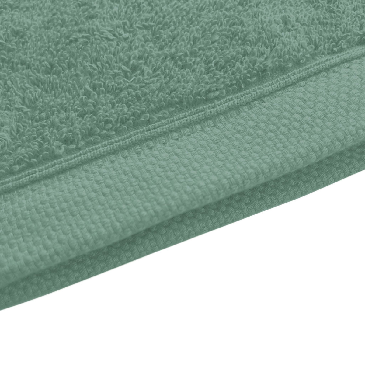 Lot de 2 gants de toilette uni en coton 600 g/m²