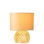 Voir la diapositive 2 : Paris Prix Lampe à Poser en Verre  LED  23cm Doré