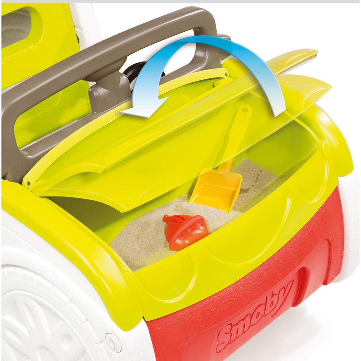 SMOBY Aire de jeu Adventure Car avec Toboggan