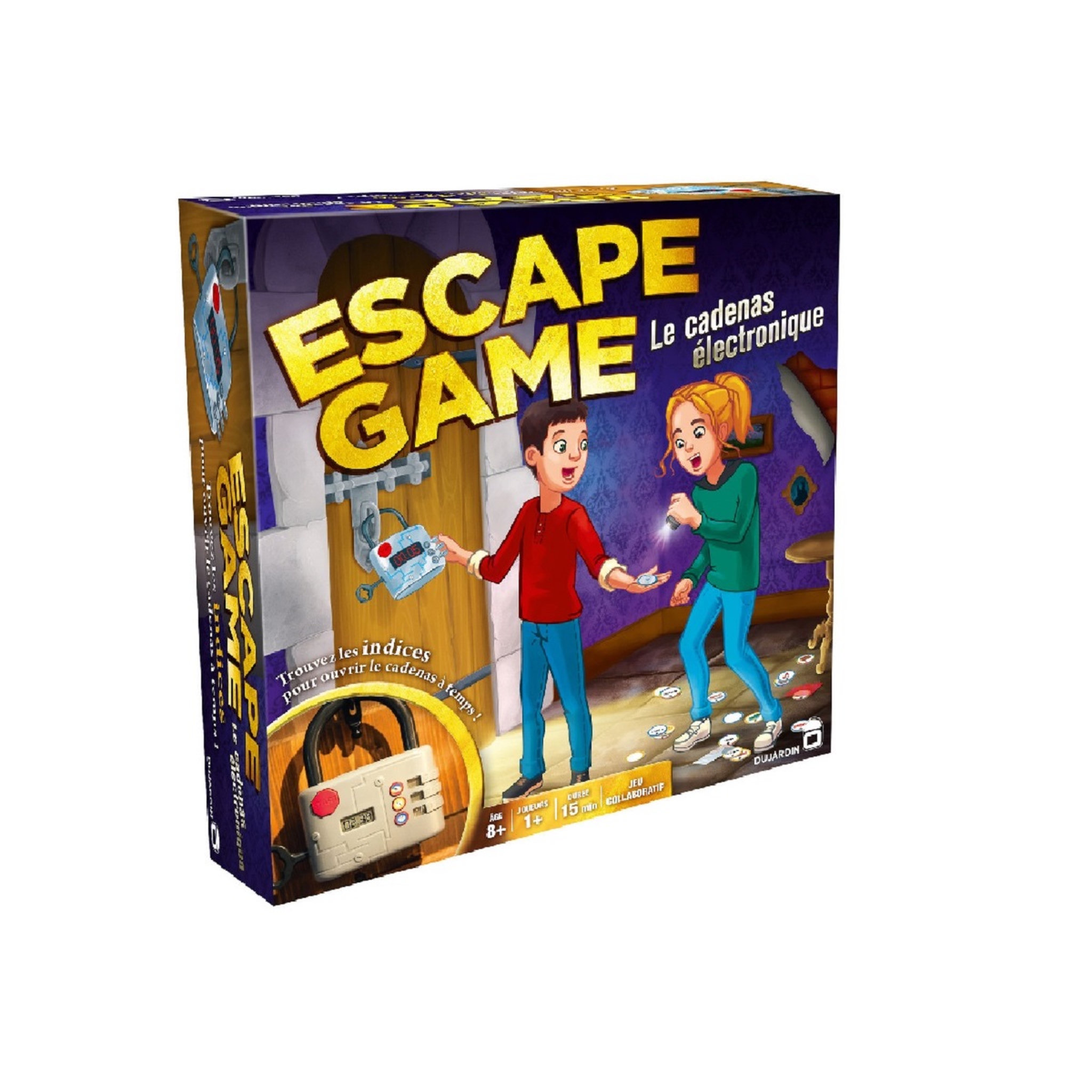 Voir la diapositive 1 : DUJARDIN  Jeu Escape Game : Le cadenas électronique