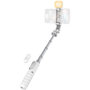 Voir la diapositive 3 : TNB Perche à selfie Bluetooth 2 en 1 avec LED blanc