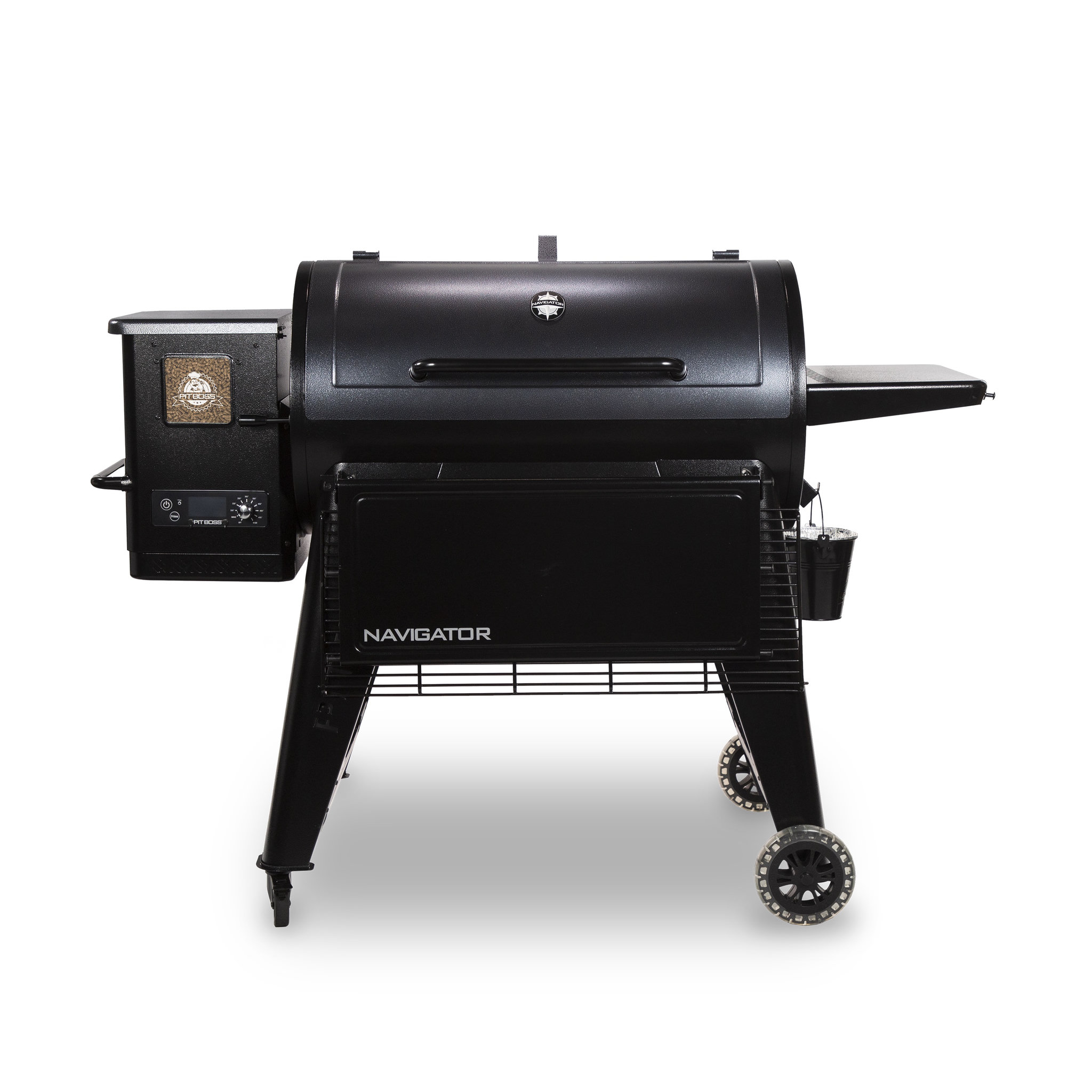 Voir la diapositive 3 : Barbecue à pellets - Fone emaillé - Pit Boss Navigator