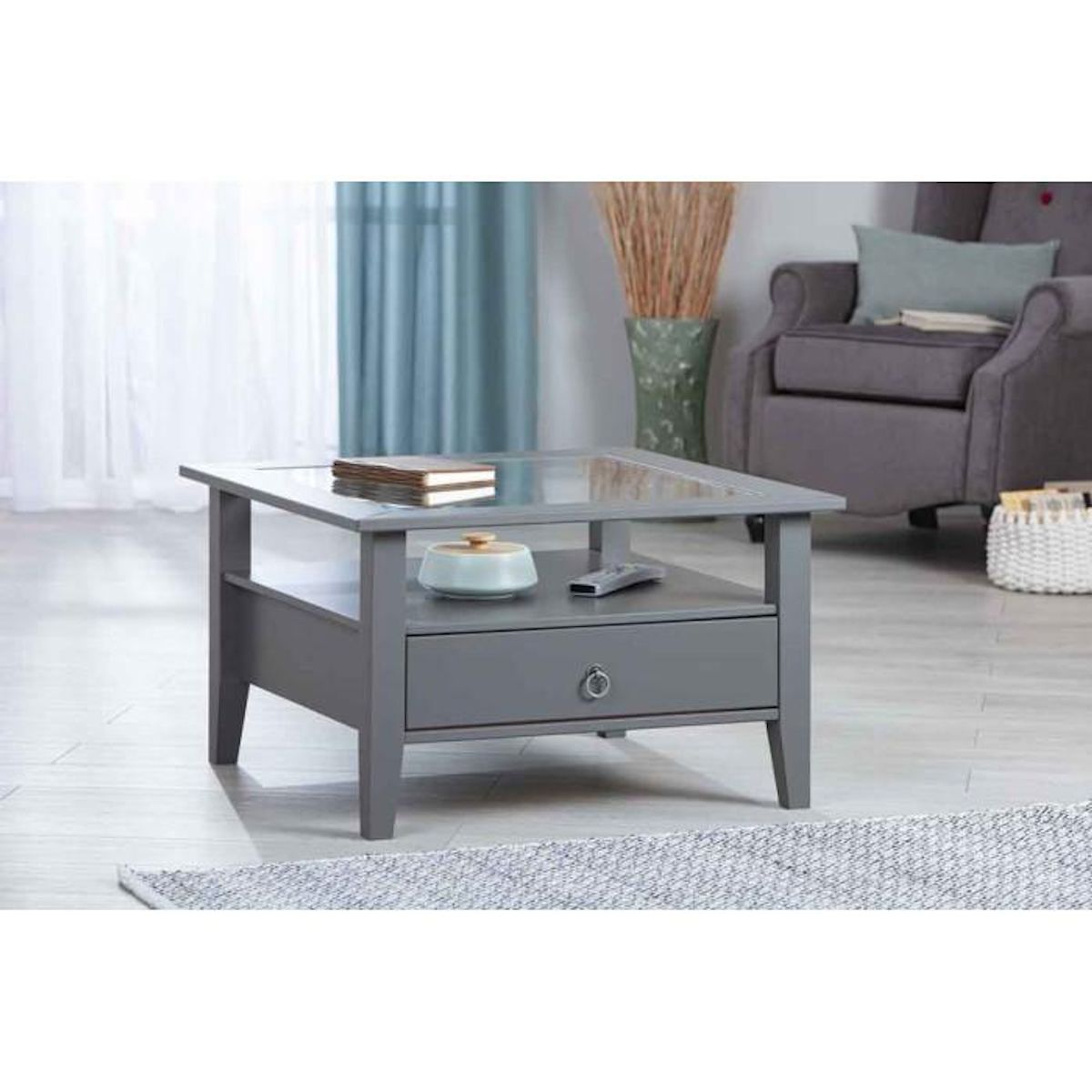 INTERLINK Table basse PROVENCE 1 GRIS