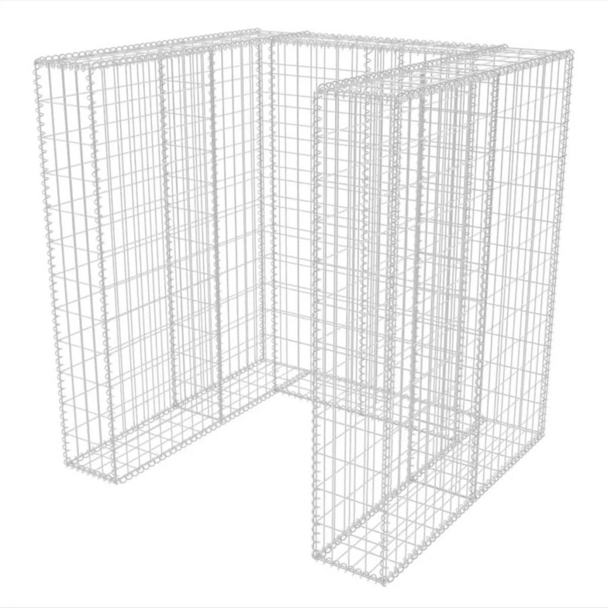 VIDAXL Panier de gabion simple Acier 110 x 100 x 120 cm