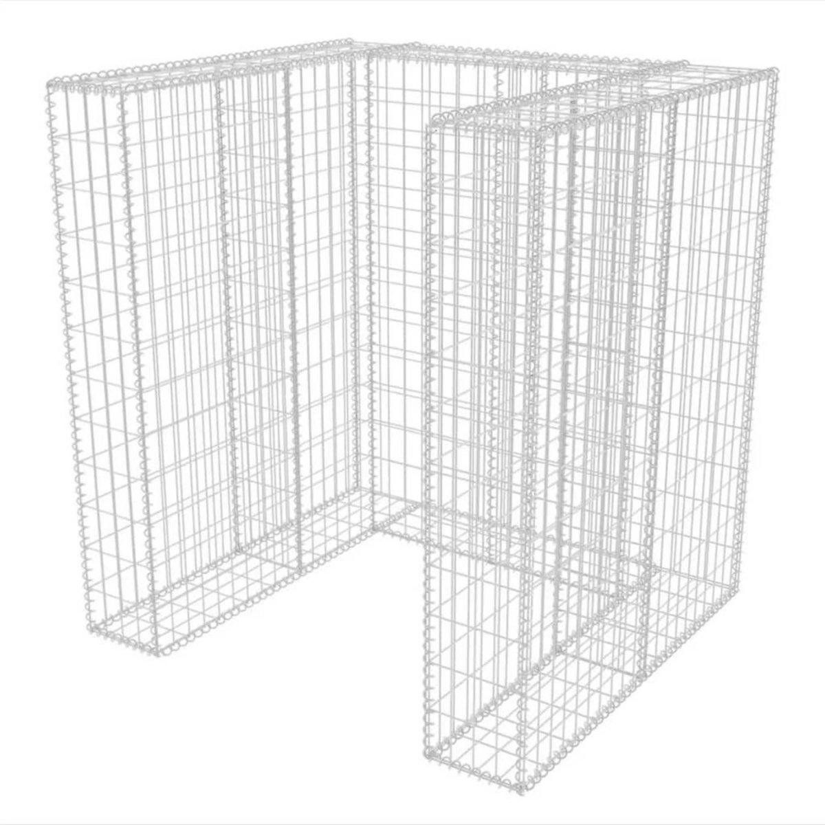 VIDAXL Panier de gabion simple Acier 110 x 100 x 120 cm