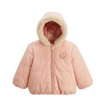 Petit Béguin Doudoune réversible enfant imperméable avec capuche Manouk. Coloris disponibles : Rose