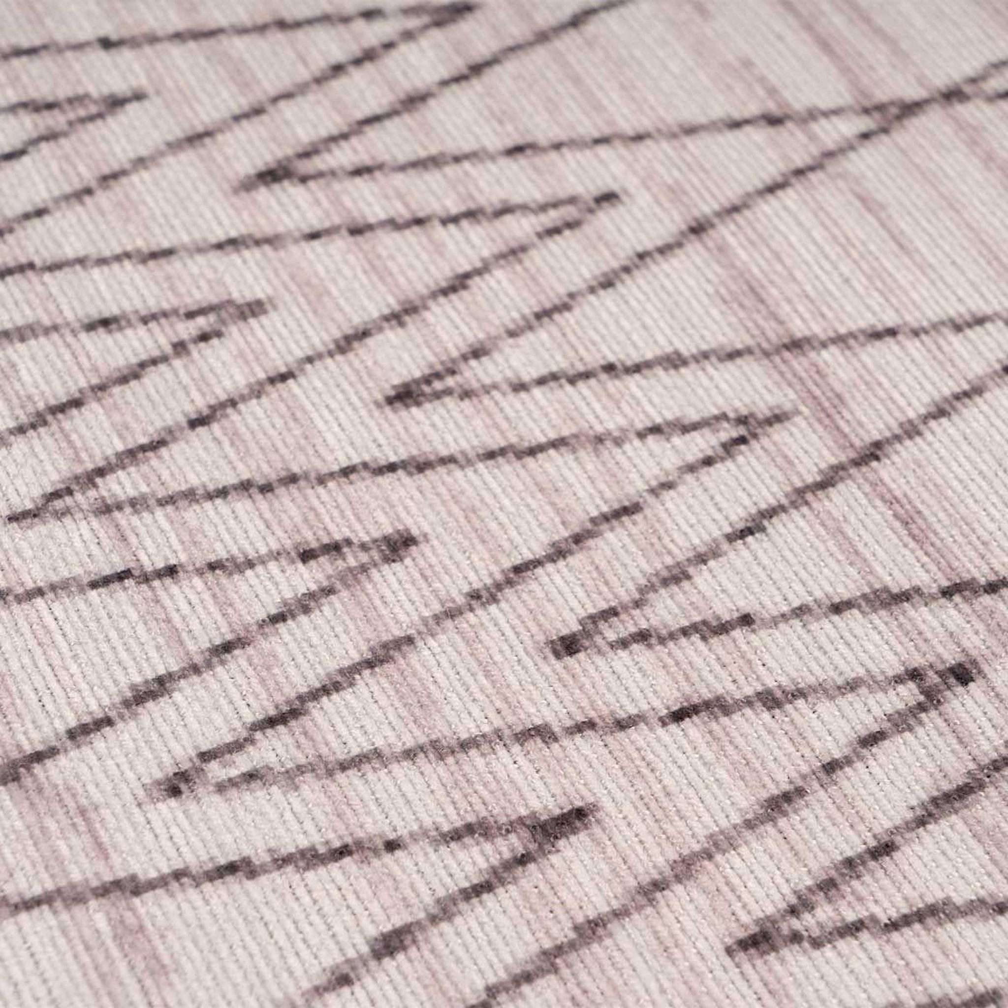 Voir la diapositive 3 : Paris Prix Tapis Tissé Imprimé à Poils Plats  Maya III  Gris