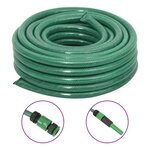 VIDAXL Tuyau d'arrosage avec jeu de raccords vert 0,75  50 m PVC