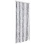 Voir la diapositive 2 : VIDAXL Moustiquaire Gris et blanc 90x220 cm Chenille