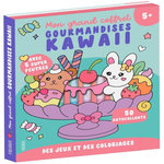 MON GRAND COFFRET GOURMANDISES KAWAII. AVEC 50 AUTOCOLLANTS ET 5 SUPER FEUTRES, Fleurus