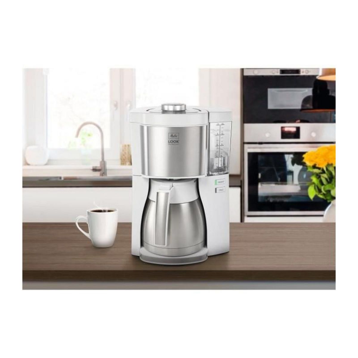 Melitta Machine a café MELITTA - Look V Therm Perfection 1025-15 Blanc/Acier Brossé