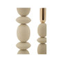 Voir la diapositive 3 : Paris Prix Lot de 2 Chandeliers  Shuttle  33cm Crème & Or