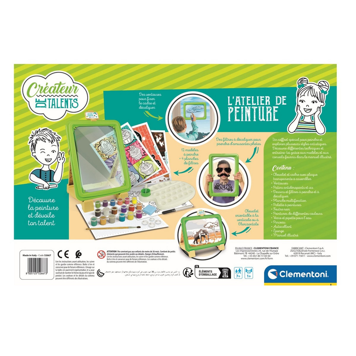 CLEMENTONI Atelier de peinture