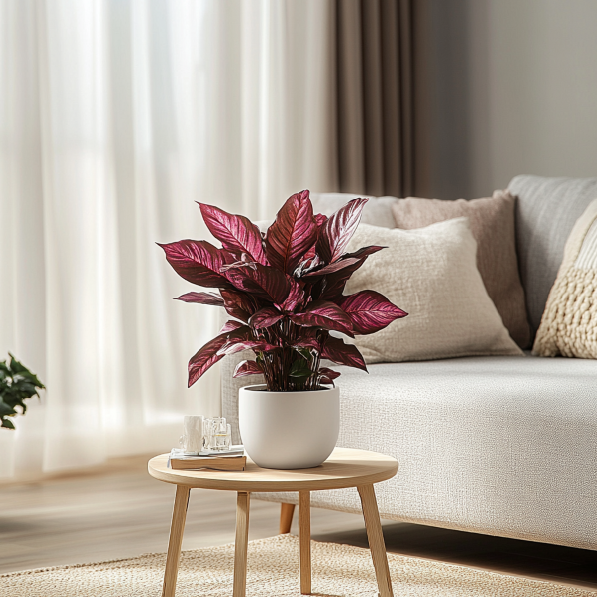 PLANT IN A BOX Feuille de sang - Iresine herbstii - Hauteur 20-30cm - ⌀13cm