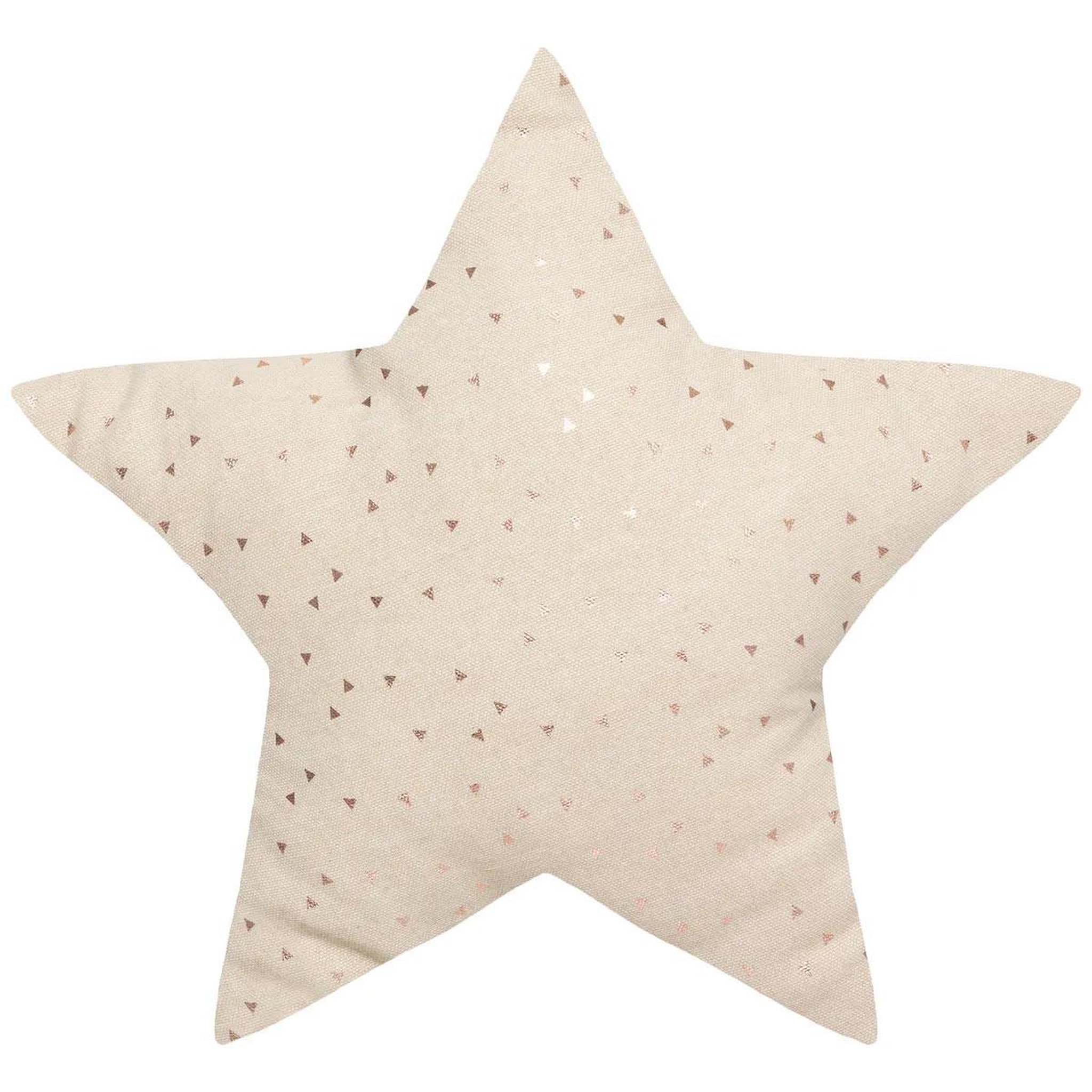Atmosphera Kids Coussin enfant  berlingot étoile  40x40cm beige