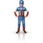 RUBIES Déguisement Classique Captain America Avengers Taille L - 7/8 ans
