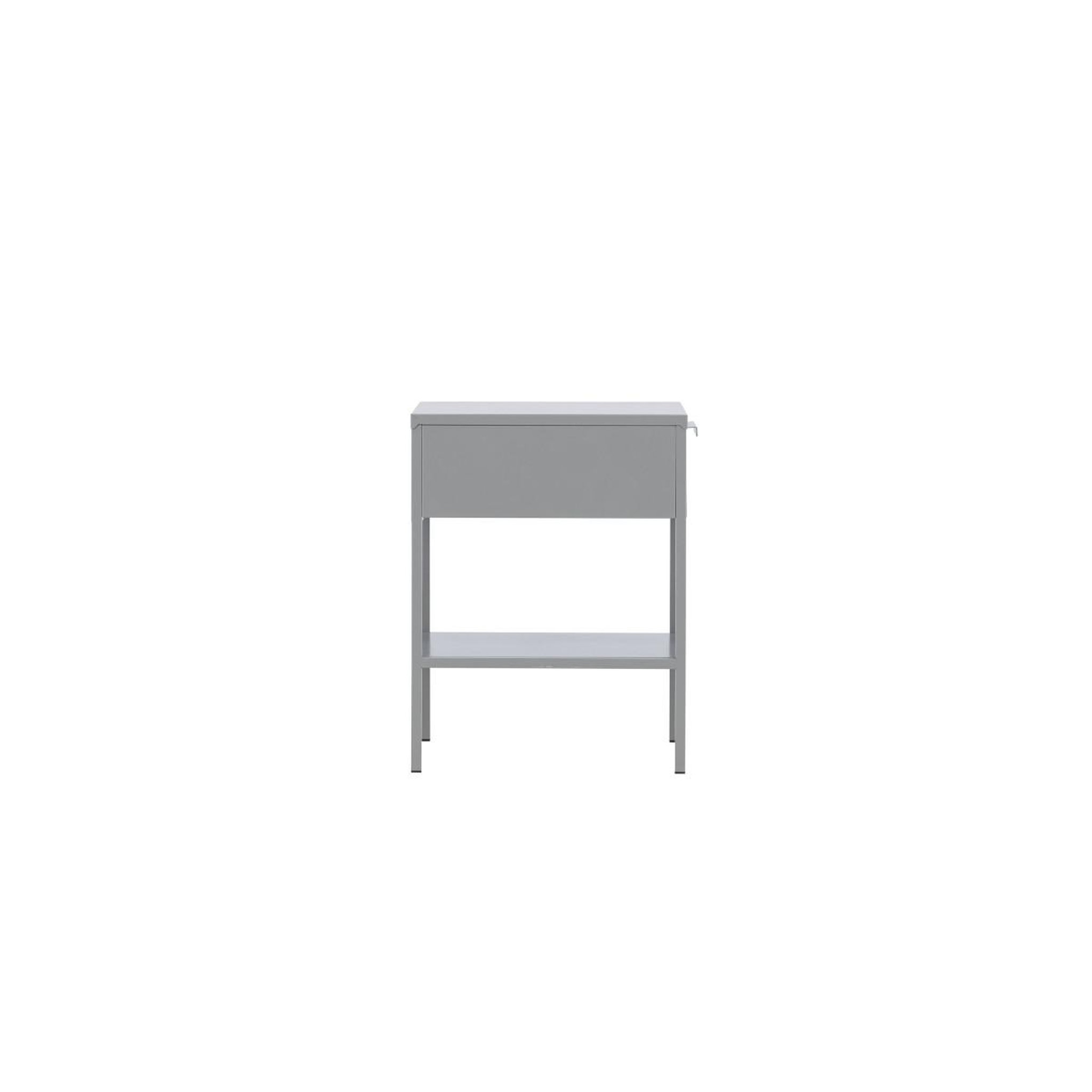 Voir la diapositive 4 : Paris Prix Table de chevet en métal  sacramento  52cm gris clair