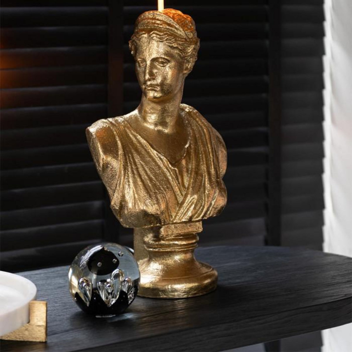 Paris Prix Presse-Papier en Verre  Magic  12cm Noir