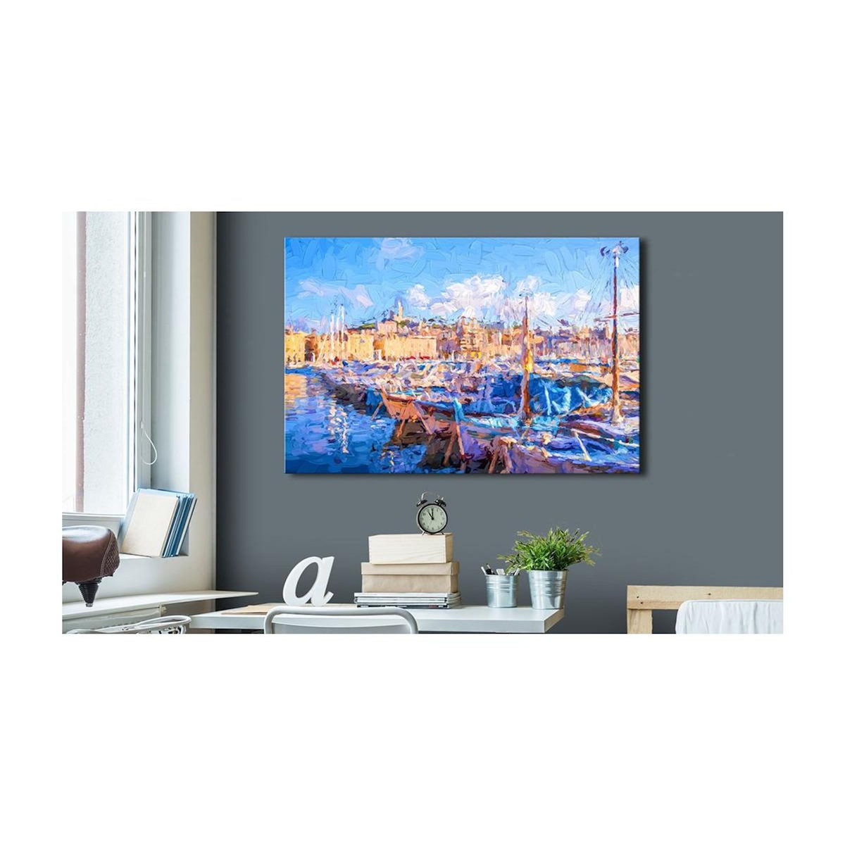 Paris Prix Tableau Imprimé  Blue Port