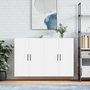 Voir la diapositive 1 : VIDAXL Armoires murales 2 pcs blanc 69,5x34x90 cm