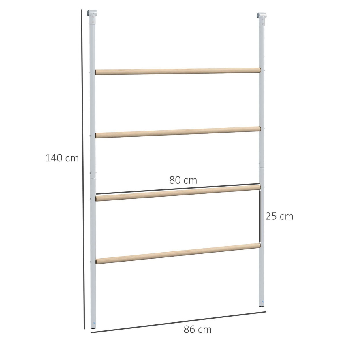 PAWHUT Grand perchoir échelle poules 4 niv. compatible enclos poulailler