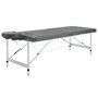 Voir la diapositive 2 : VIDAXL Table de massage 4 zones Cadre en aluminium Anthracite 186x68cm