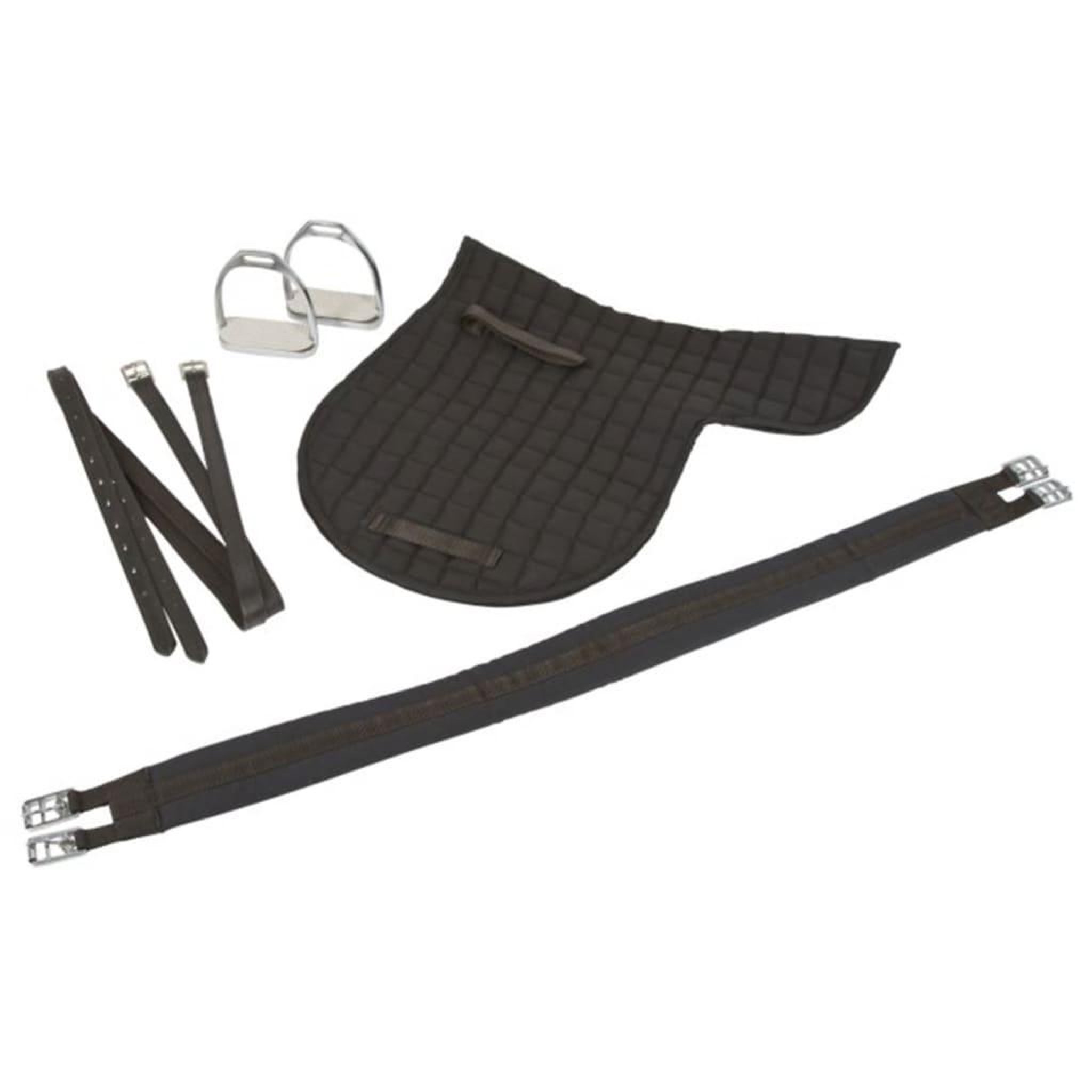 Voir la diapositive 2 : KERBL Kerbl Selle de poney en cuir Noir 32196