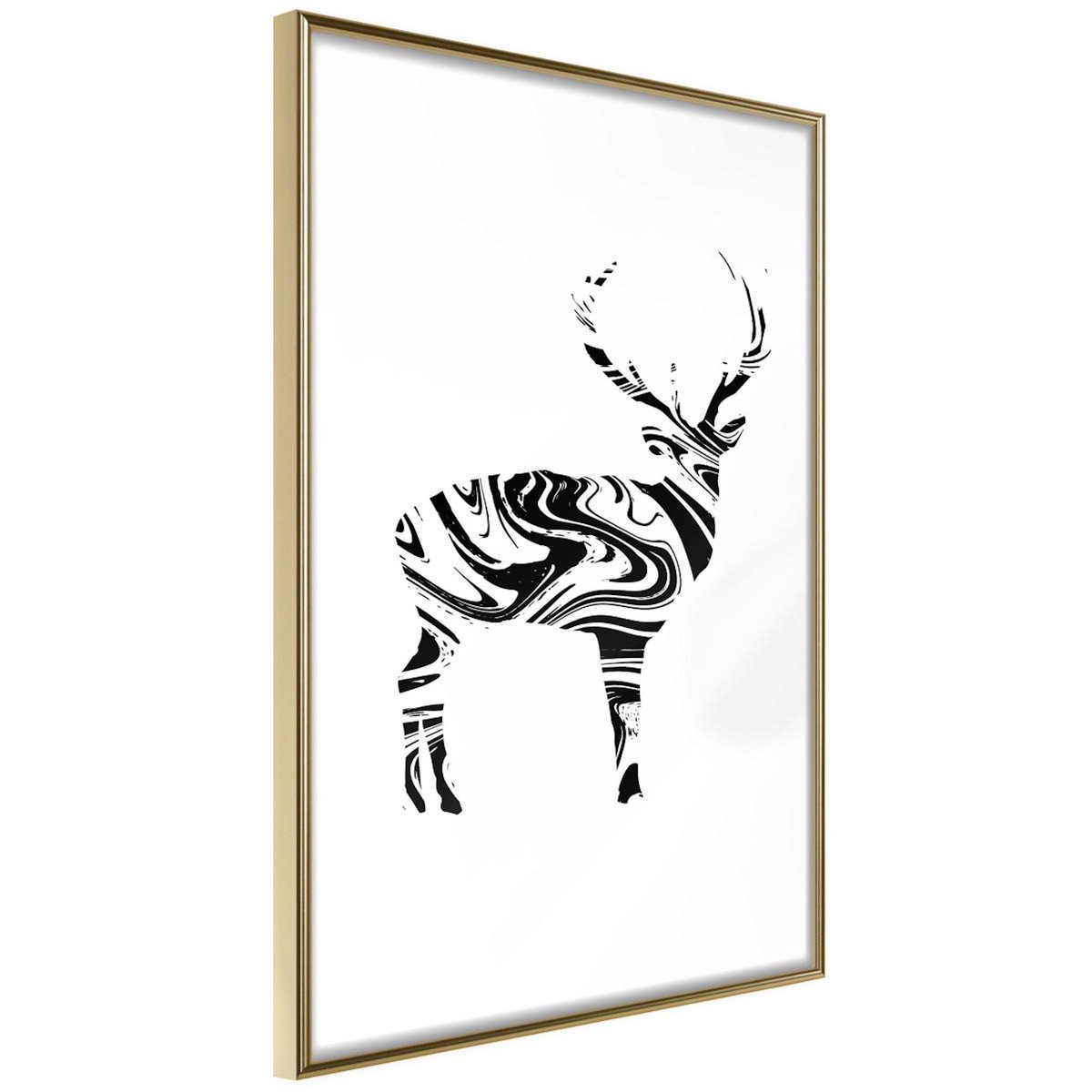 Paris Prix Affiche Murale Encadrée  Marble Stag