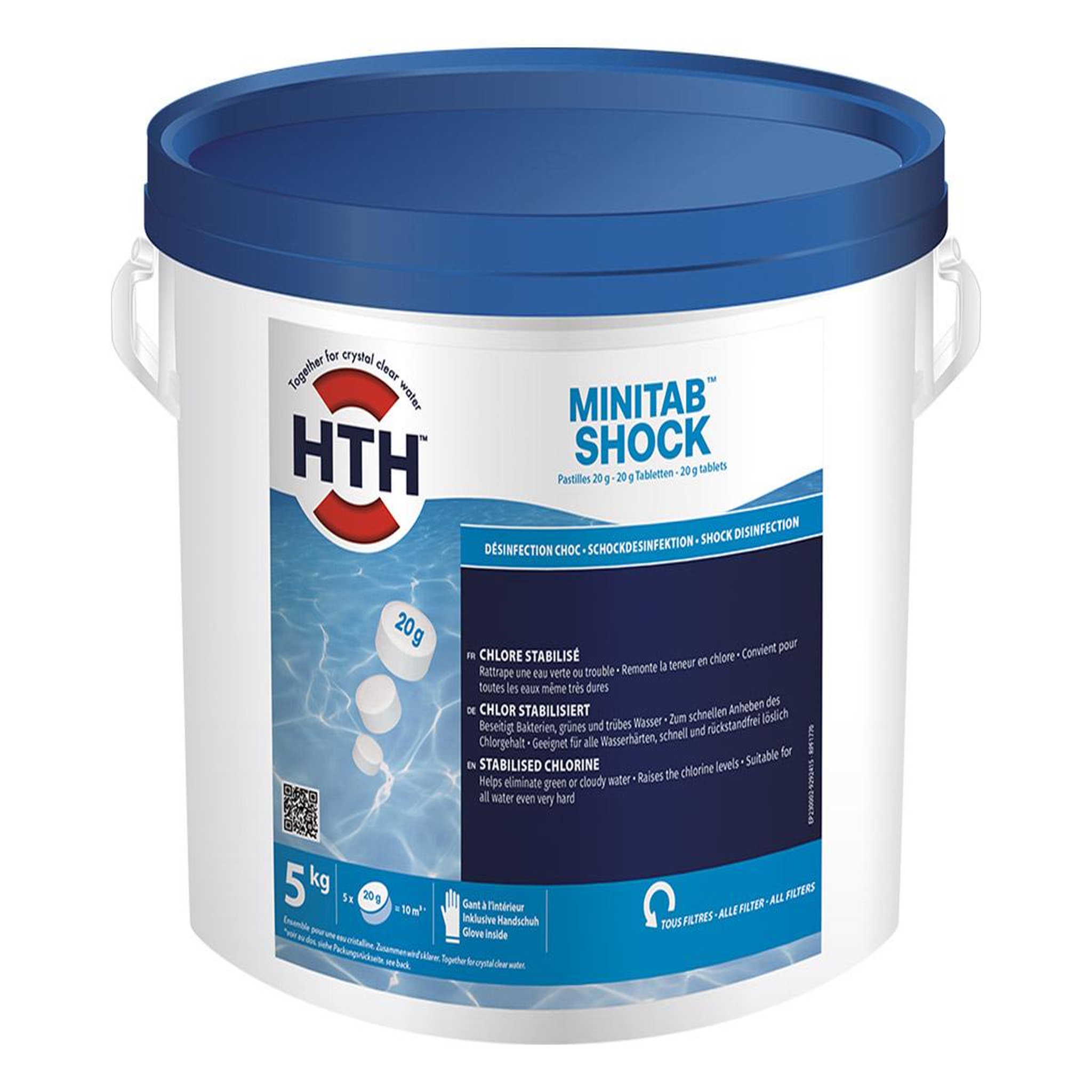 HTH Chlore choc Minitab Shock 5 kg - HTH