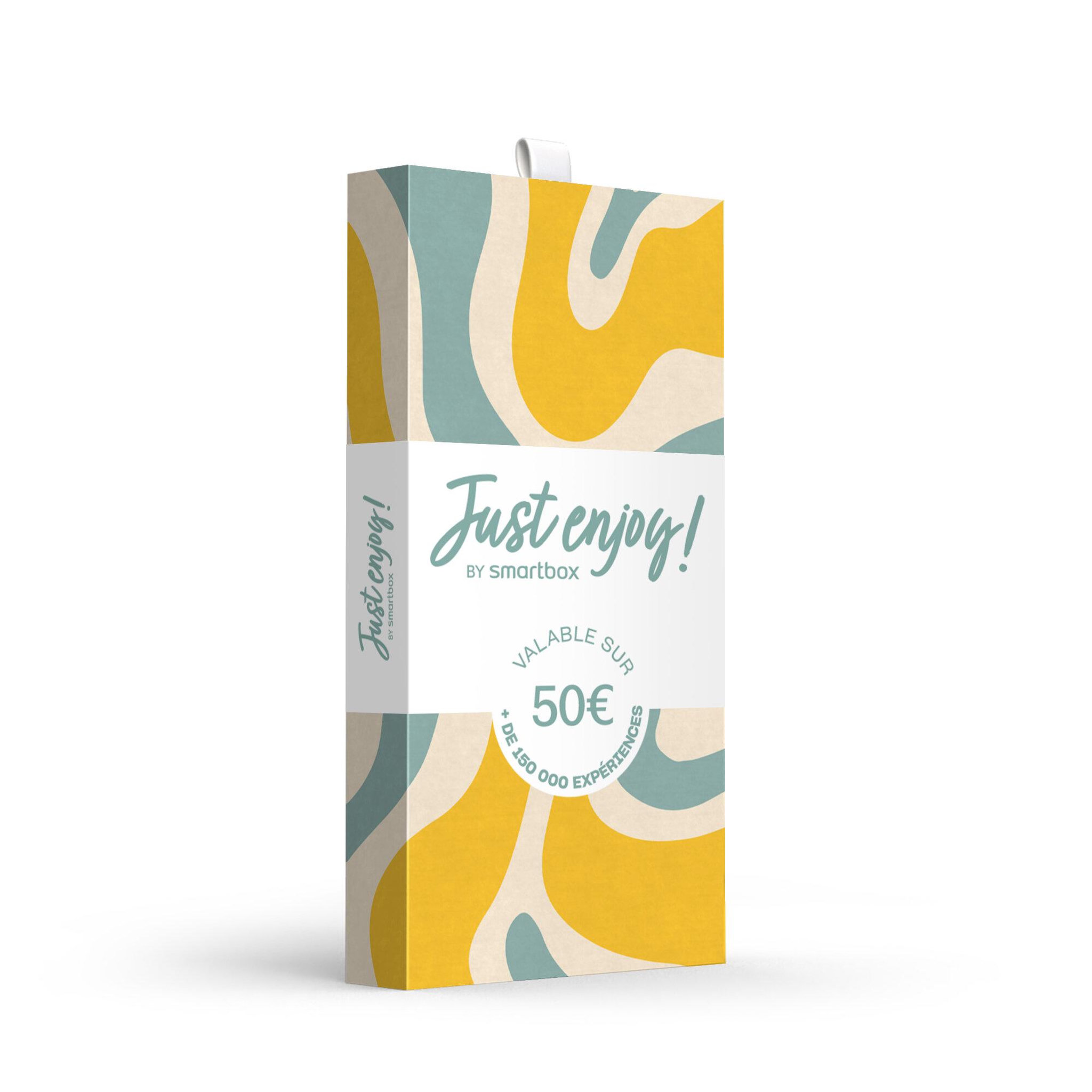 Voir la diapositive 1 : Smartbox Carte cadeau Just enjoy ! Évasion - 50 € - Coffret Cadeau Multi-thèmes