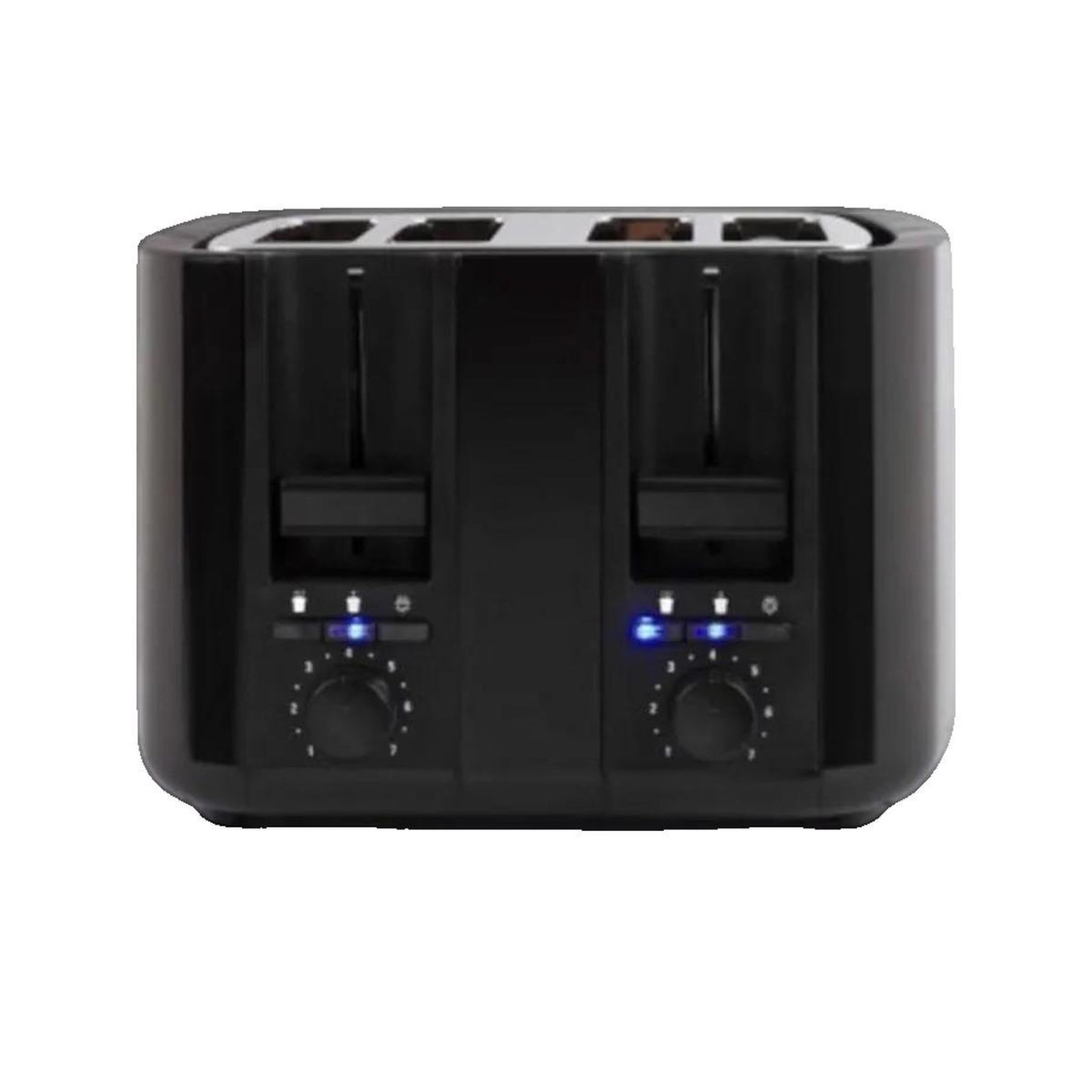 LIVOO Grille-pain Livoo Moderne 4 fentes noir