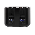 LIVOO Grille-pain Livoo Moderne 4 fentes noir