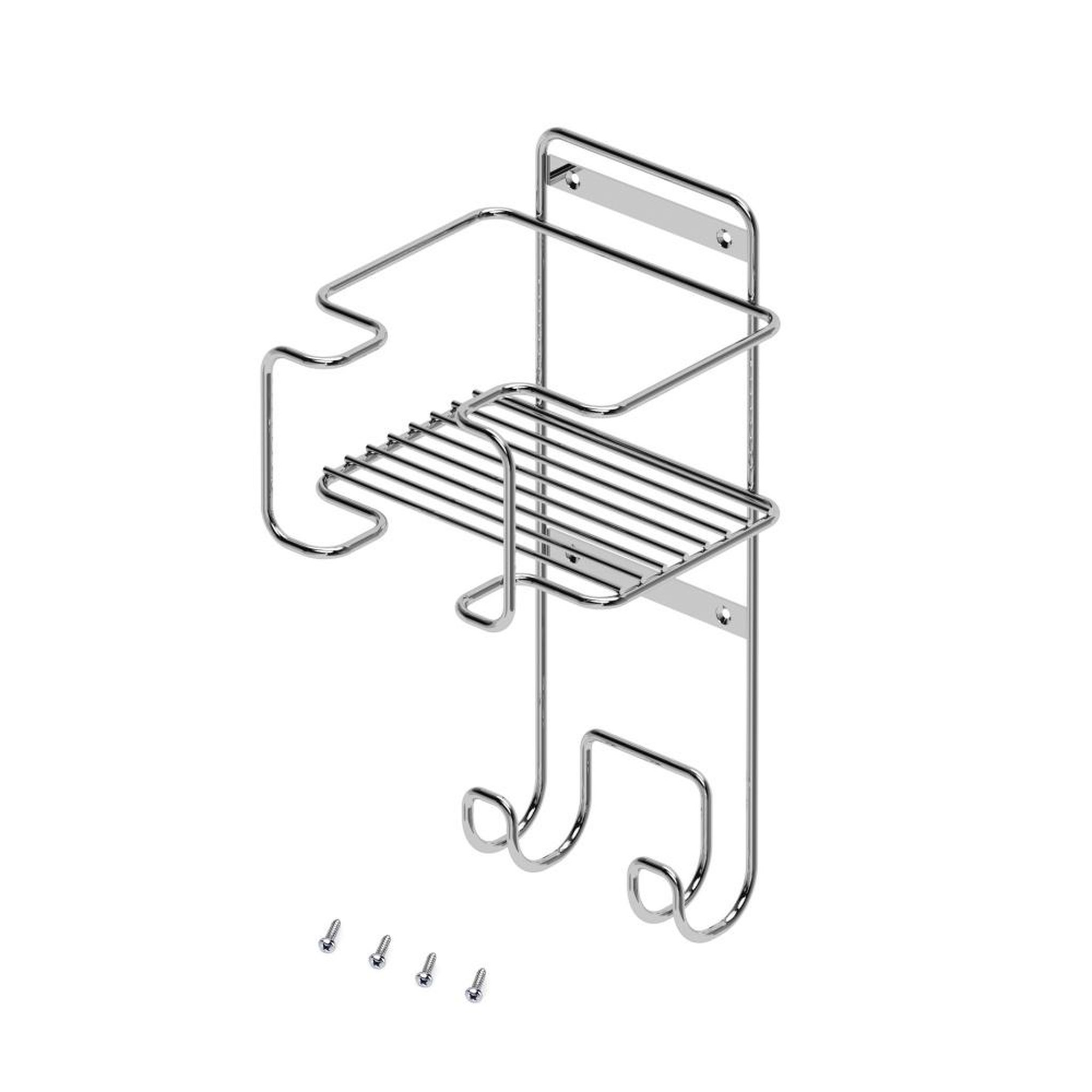 EMUCA SRL Porte-fer et planche à repasser -  Acier -  Chromé