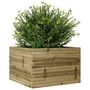 Voir la diapositive 4 : VIDAXL Jardiniere 70x70x45,5 cm bois de pin impregne