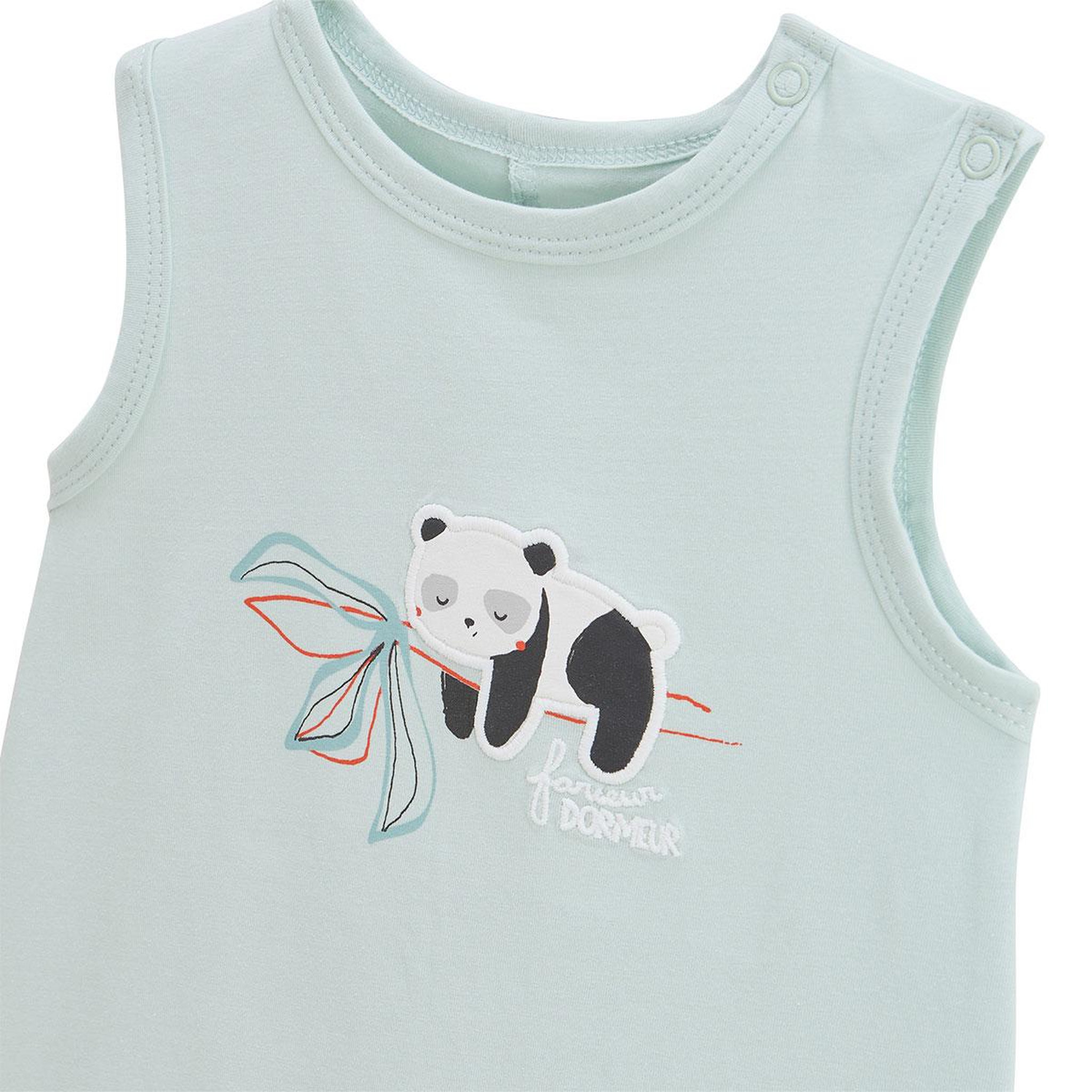 Voir la diapositive 2 : Petit Béguin Lot de 2 barboteuses bébé bento